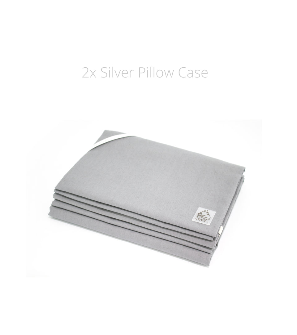 Alpha™ Sheets - Silver Pillow Case