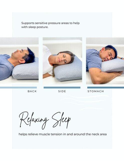 Neck Pillow Orthopaedic Pillow Sleeping Pillow Aquagel and Memory
